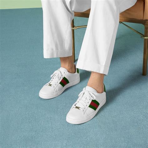 gucci ace sneakers top down